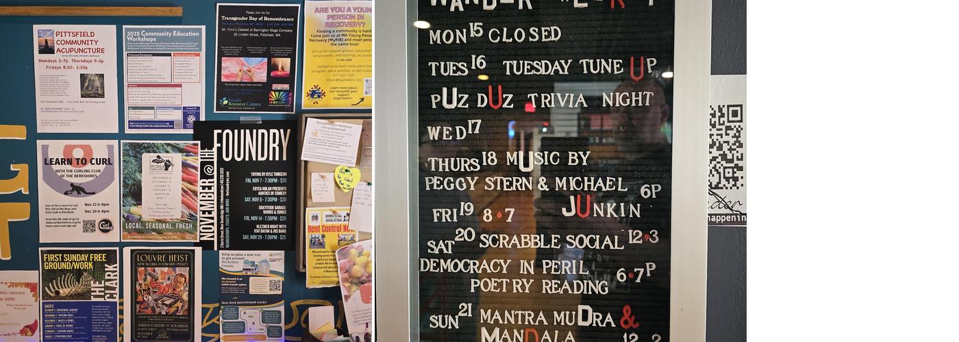 WANDER Berkshires Menu