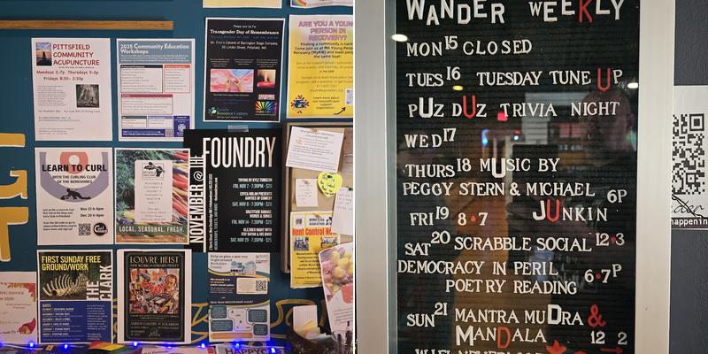 WANDER Berkshires Menu
