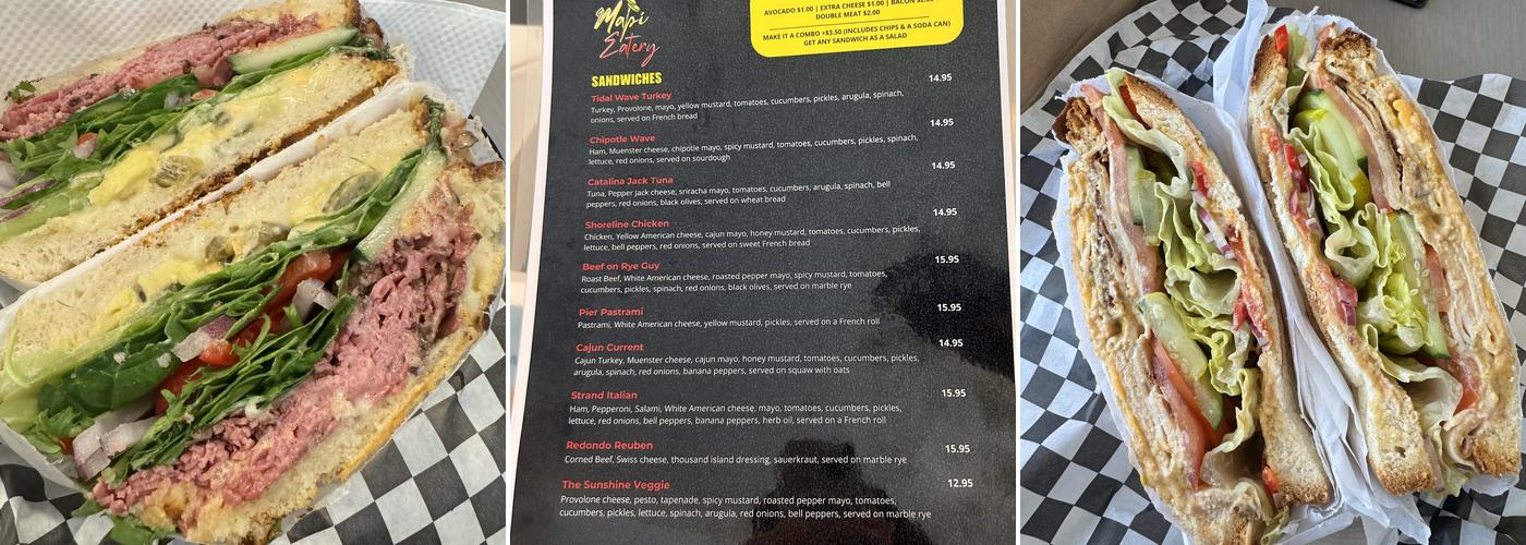 Mapi Eatery Menu