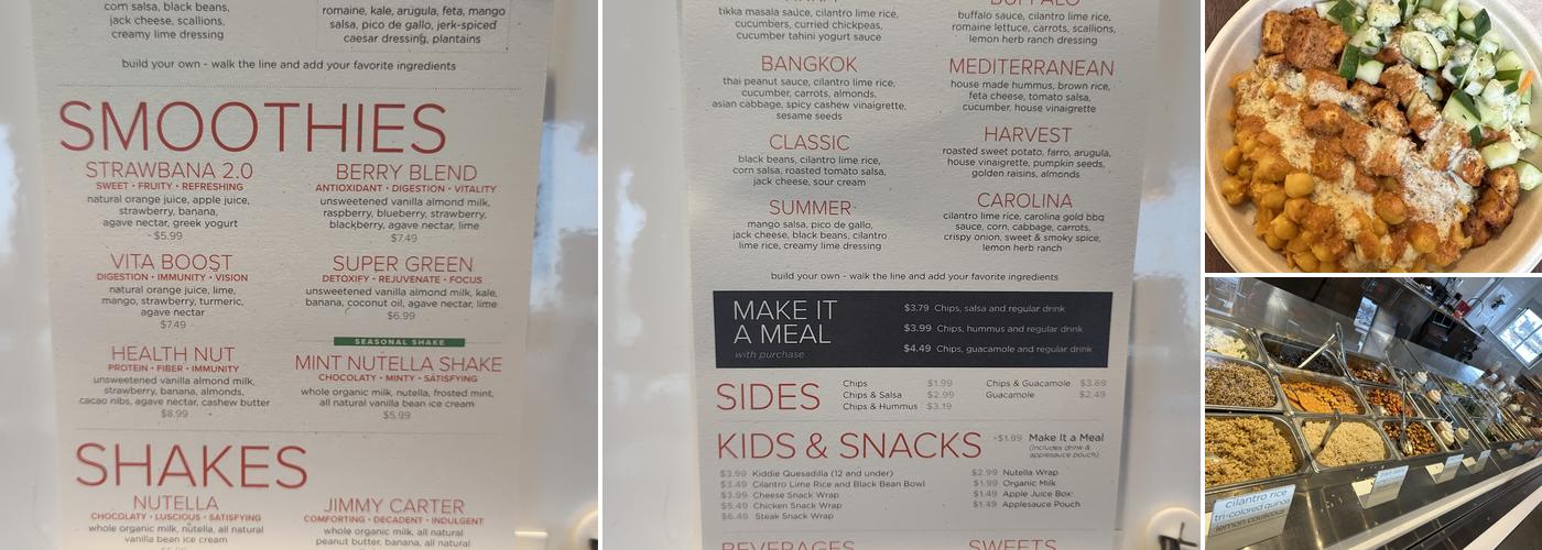 Currito Menu