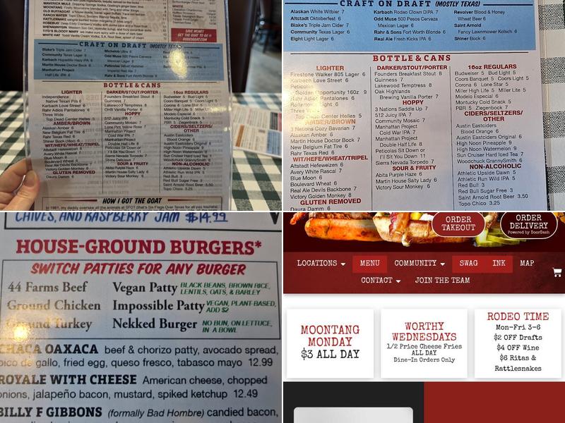 Rodeo Goat - Arlington Menu