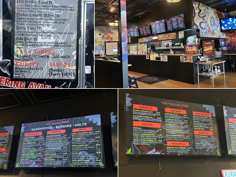 The Twisted Fork Menu