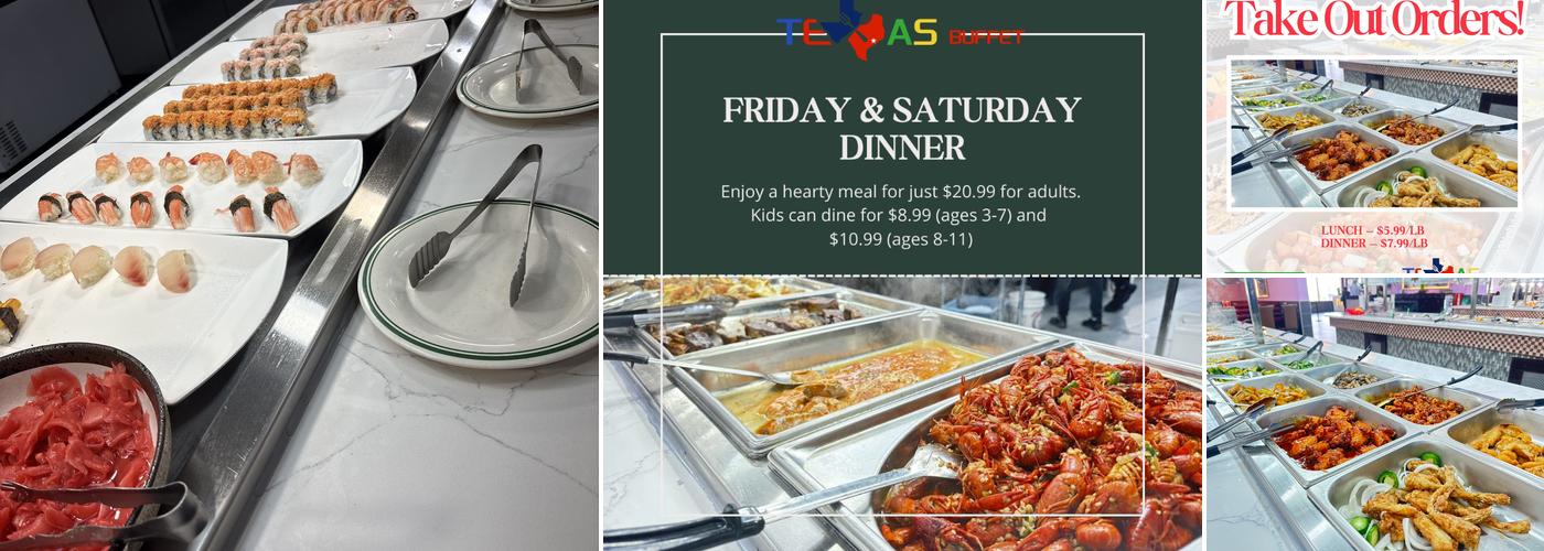 Texas Buffet Menu