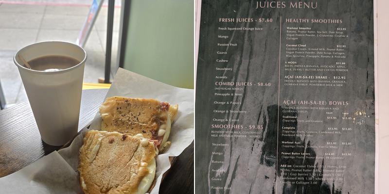 Padoca Cafe Menu