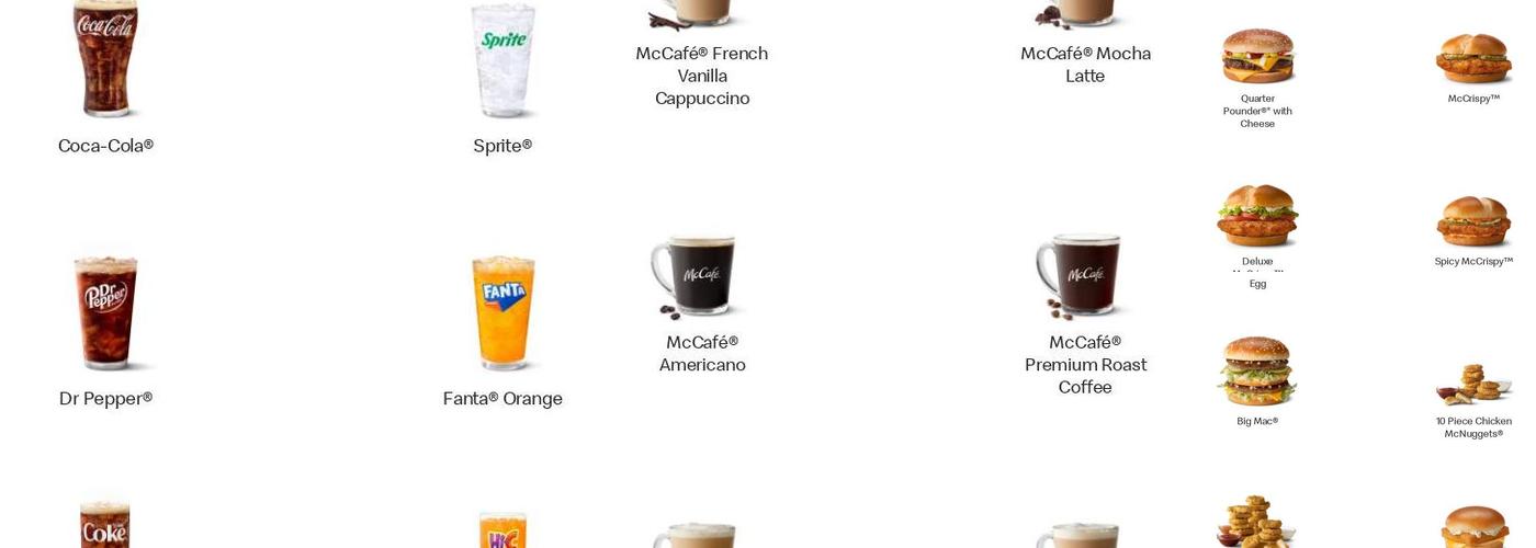 McDonald’s Menu
