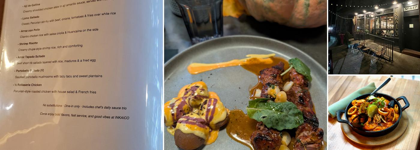 INKAICO Peruvian Kitchen Menu