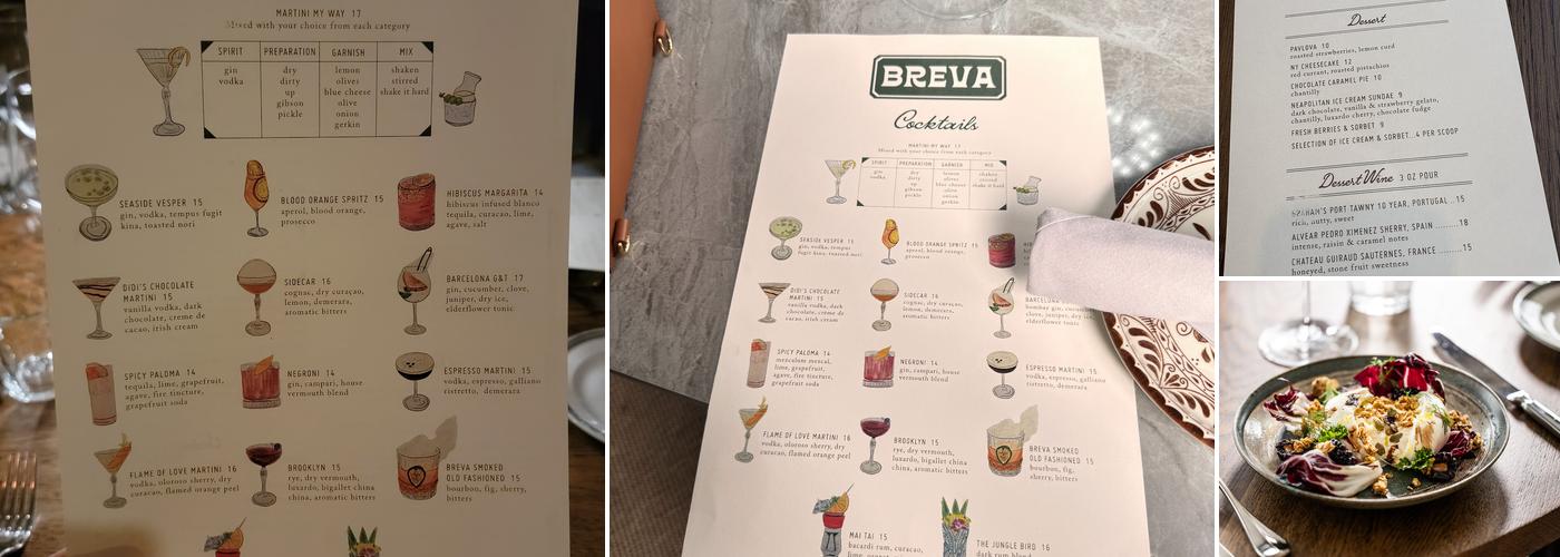 Breva Menu