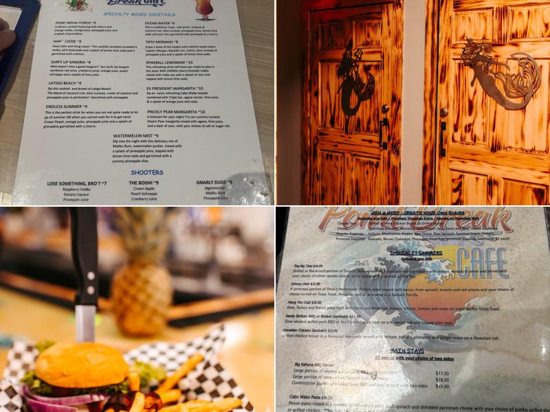 Point Break Cafe Menu