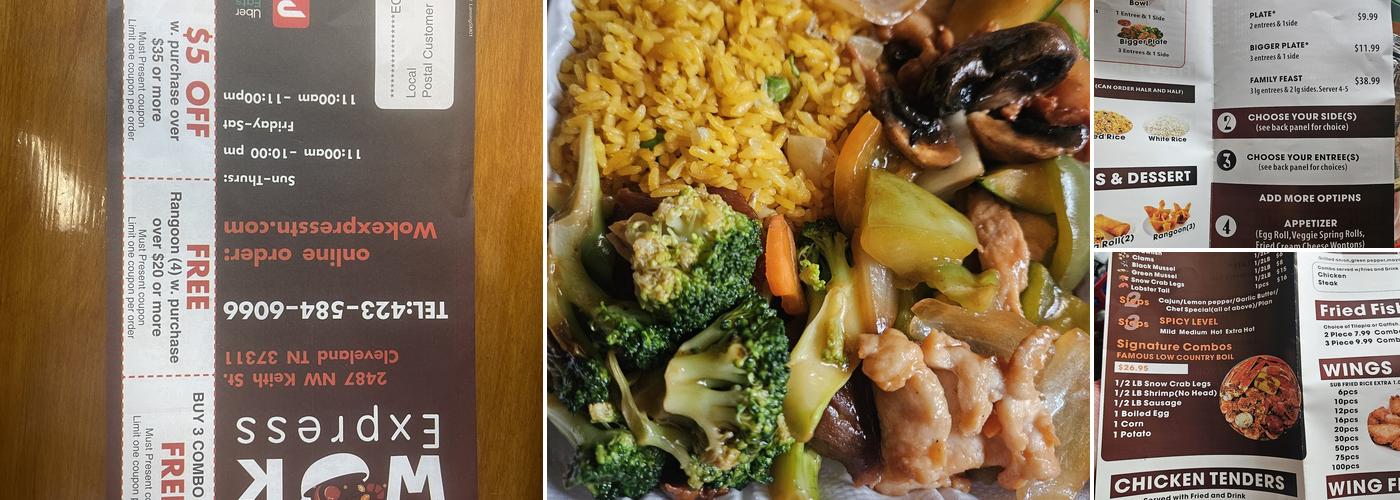 Wok Express Menu
