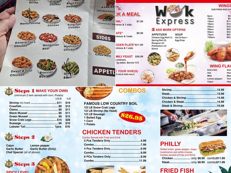 Wok Express Menu