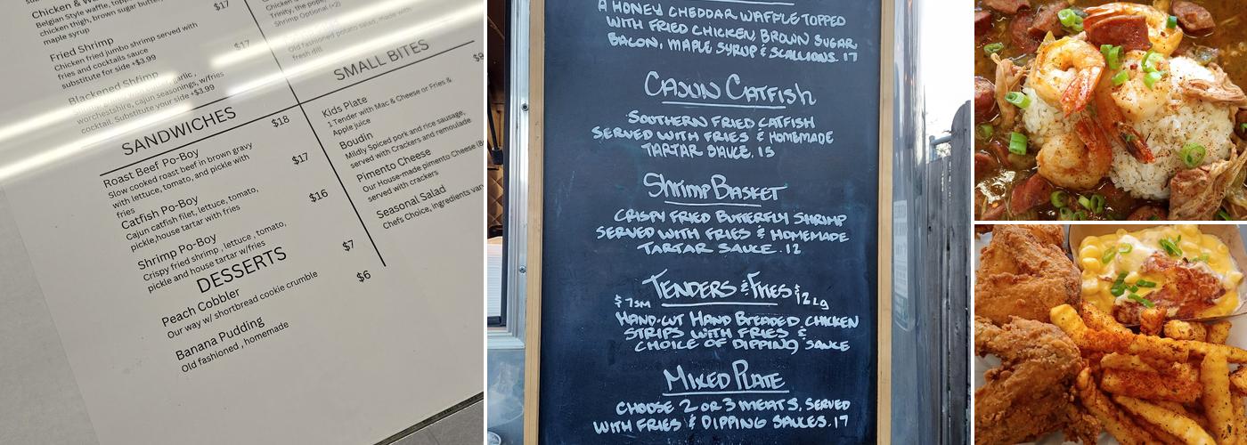 Styr Kurbside Kitchen Menu