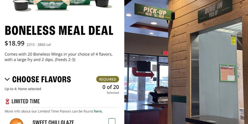 Wingstop Menu