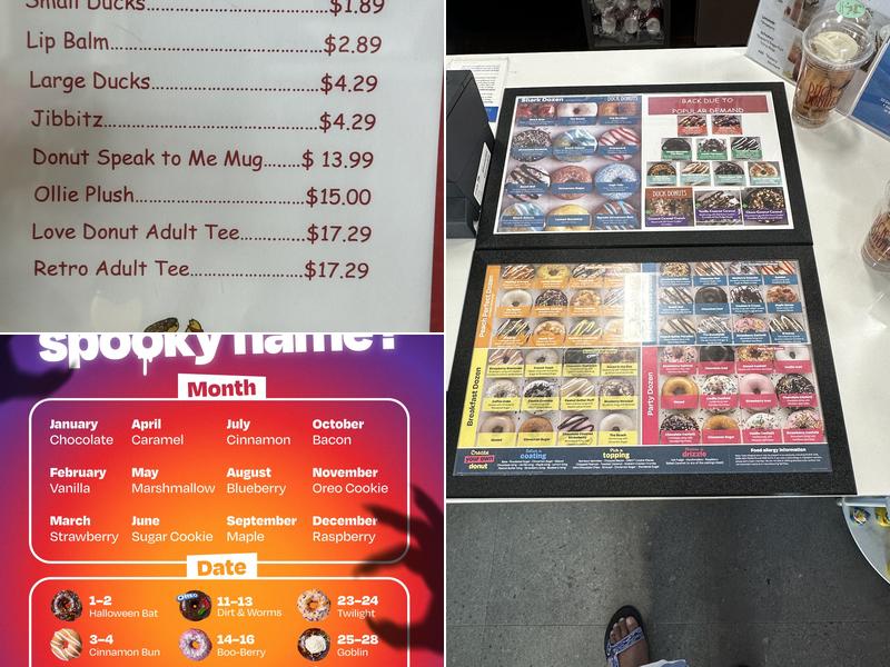 Duck Donuts Menu