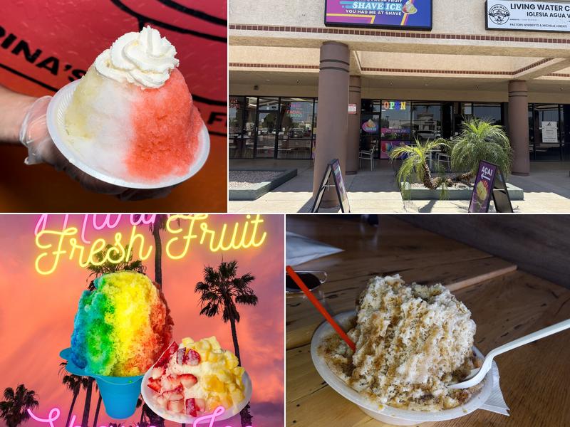 Marina's Fresh Fruit Shave Ice 855 W University Dr #8, Mesa