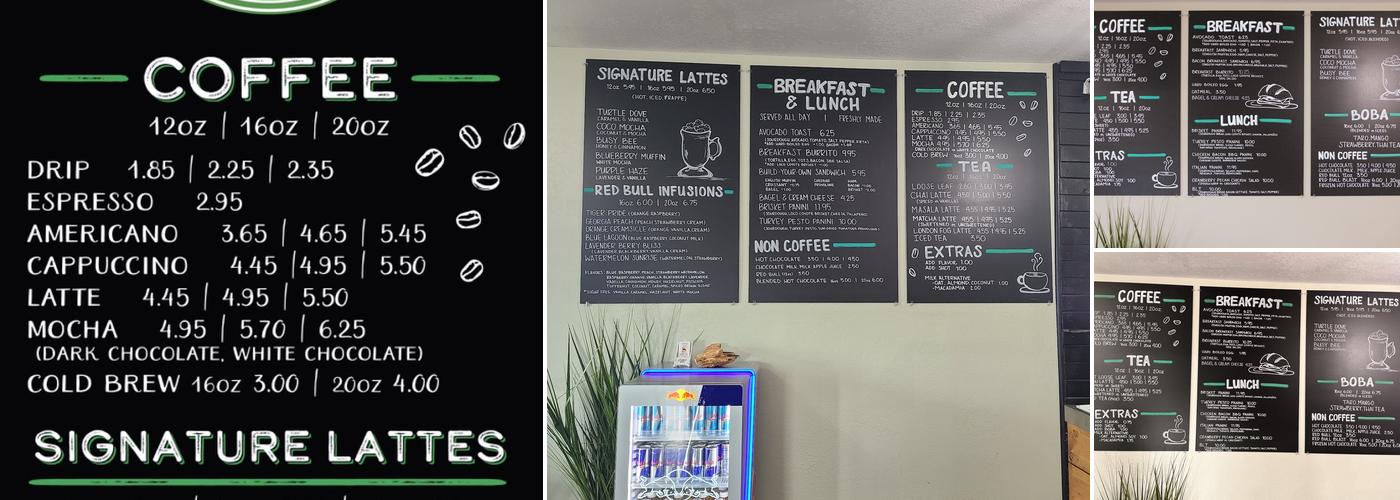 Glen Rose Coffee Company Menu