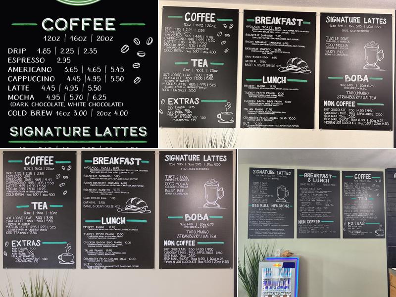 Glen Rose Coffee Company Menu