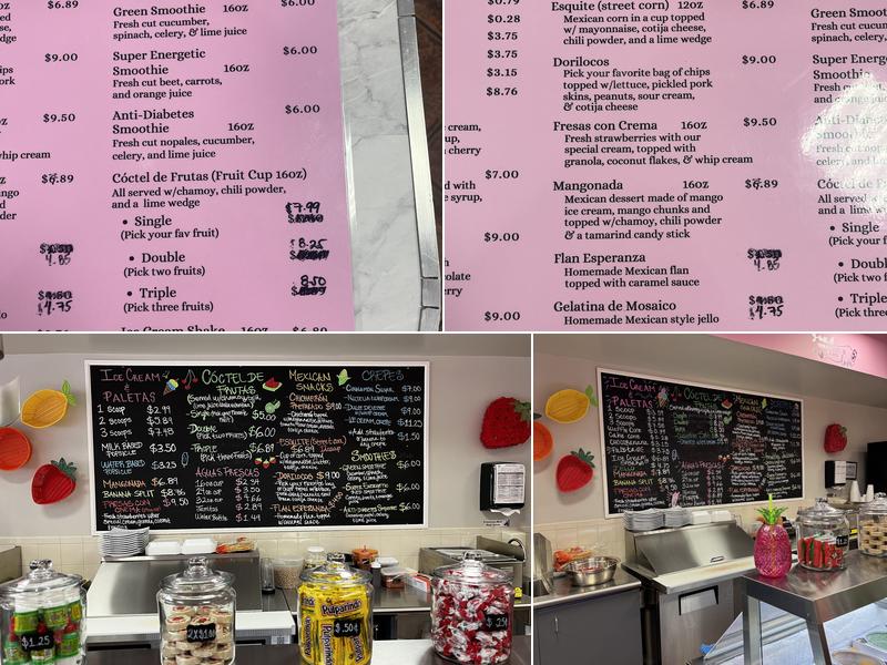 Sweet Sofia’s Menu