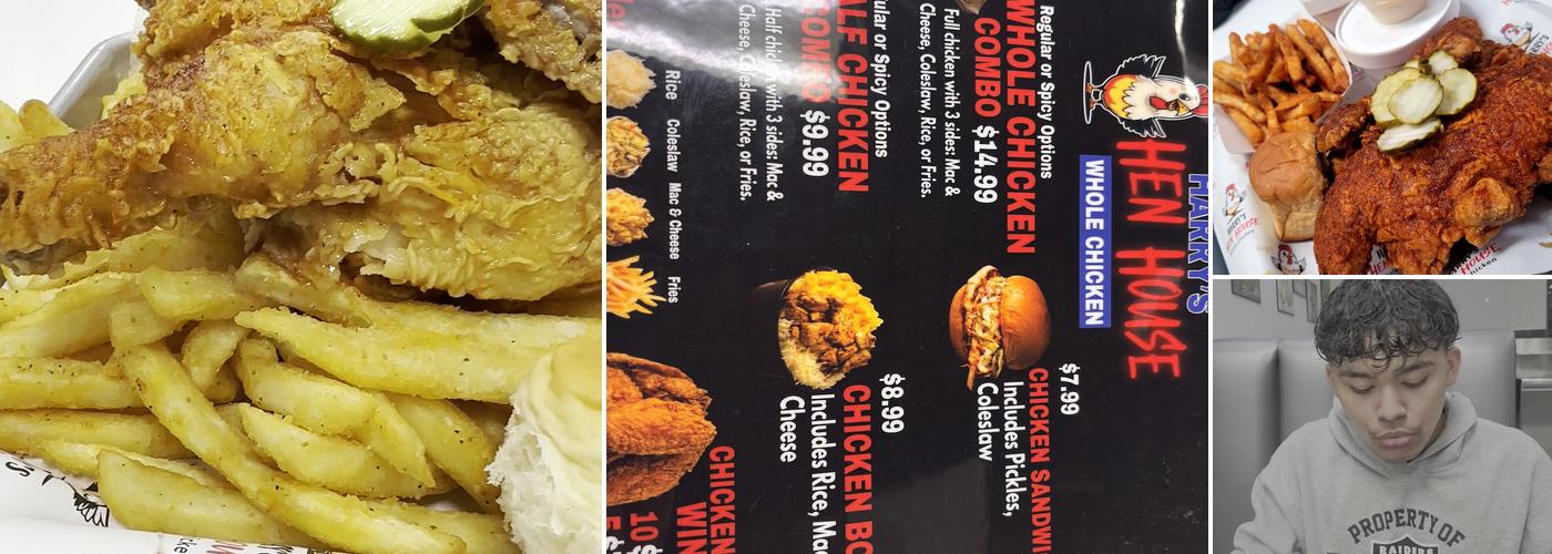 Harry's Hen House Menu