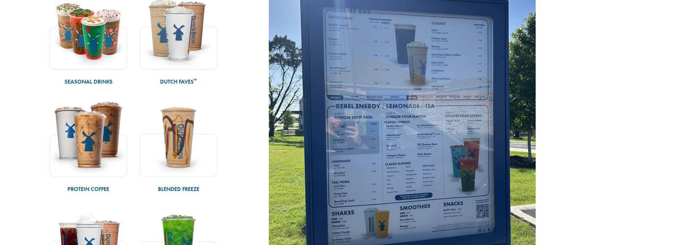 Dutch Bros Coffee Menu