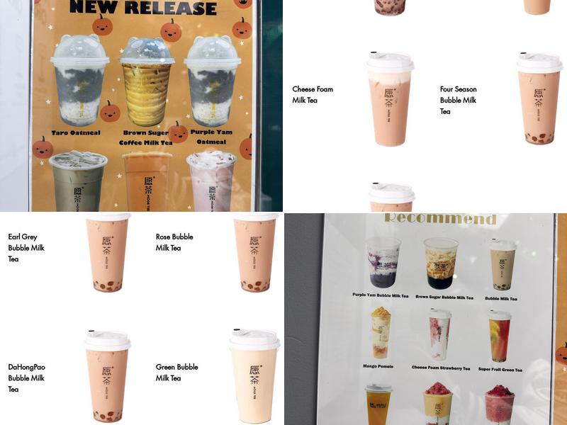 Möge Tee Menu