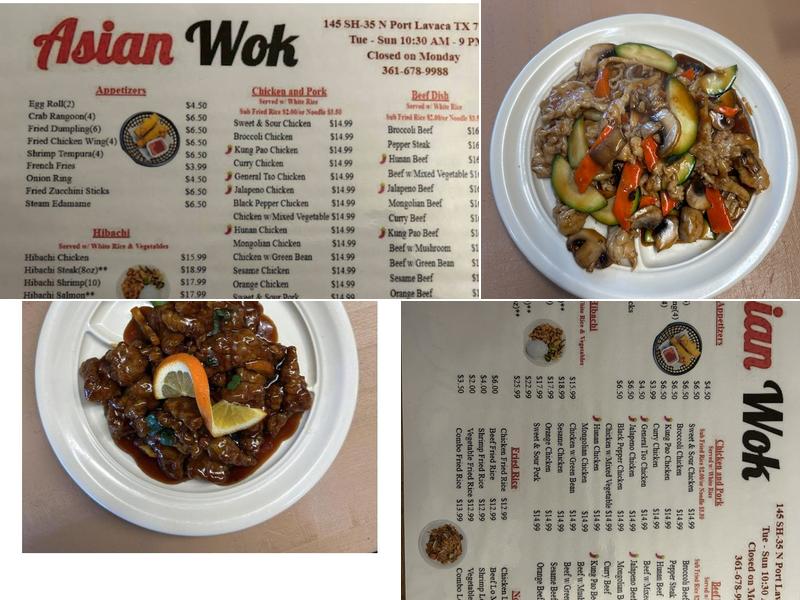 Asian Wok Menu