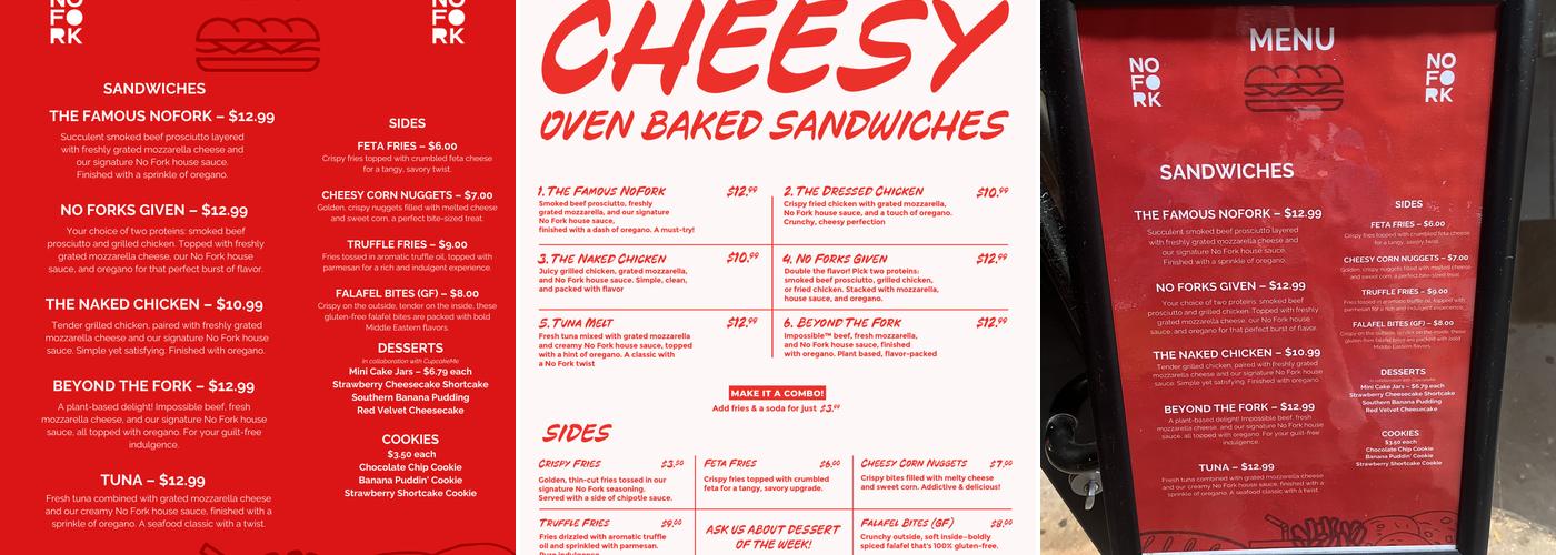 No Fork Menu