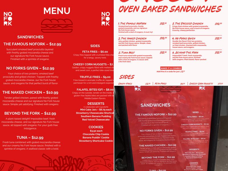 No Fork Menu
