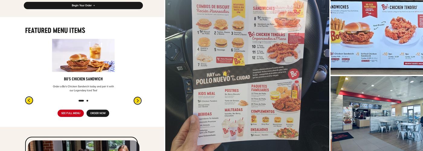 Bojangles Menu