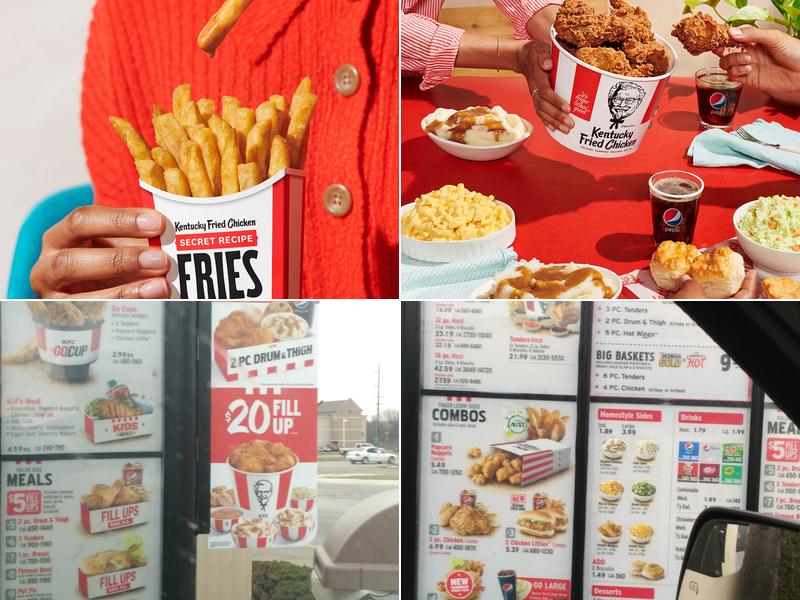 KFC Menu