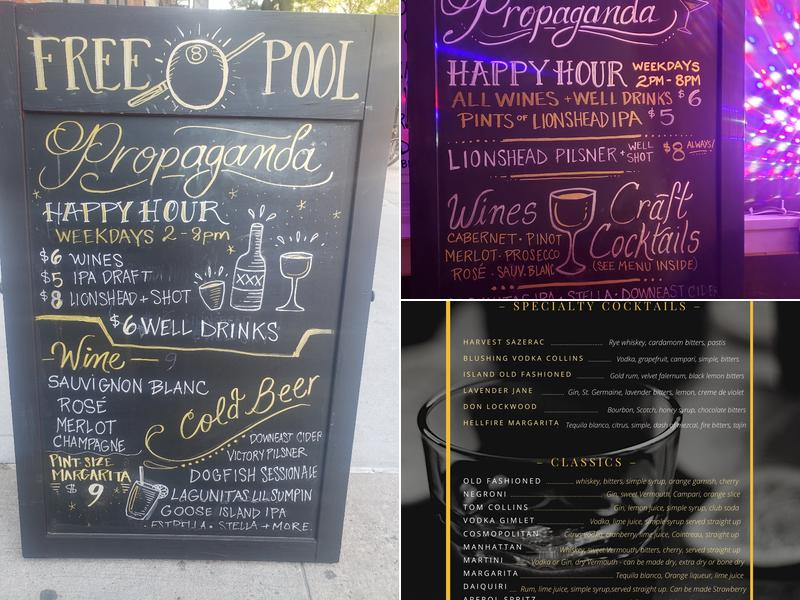 Propaganda Menu