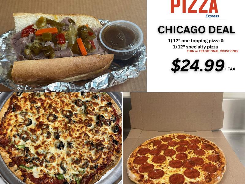 Chicago pizza Express 13552 US-43, Northport