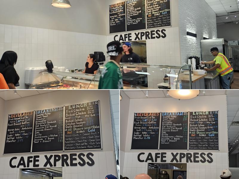 Cafe Express Menu