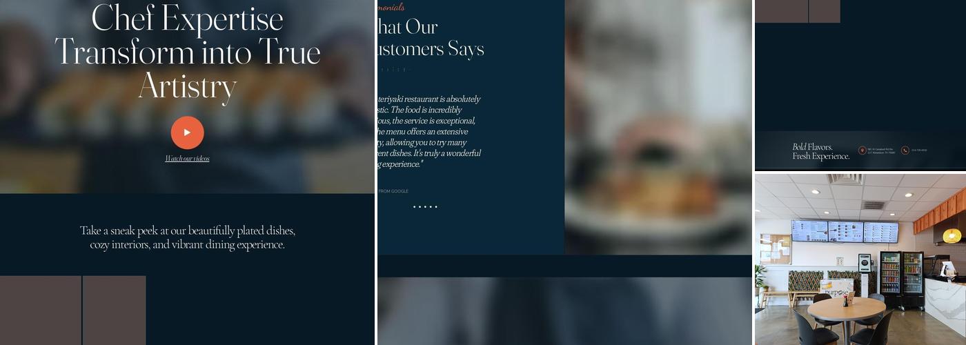 Mori Teriyaki Wok Sushi Rolls