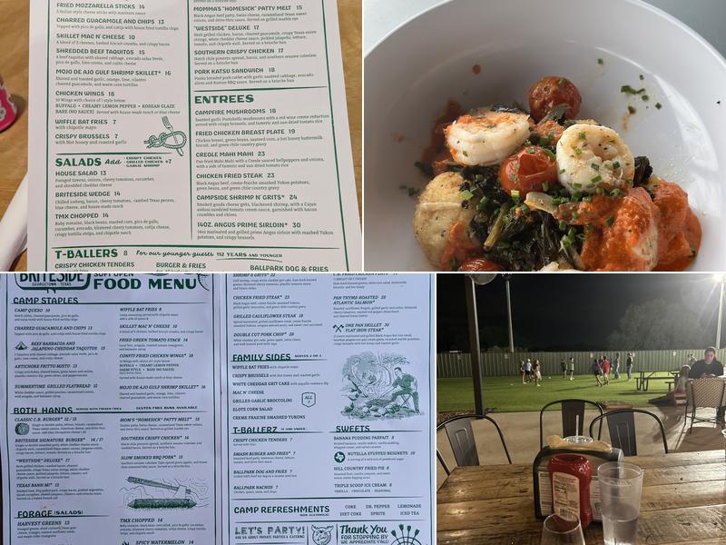 Camp Briteside Menu
