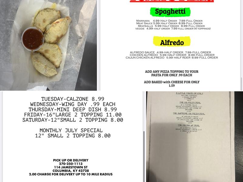 Ponzi’s Menu
