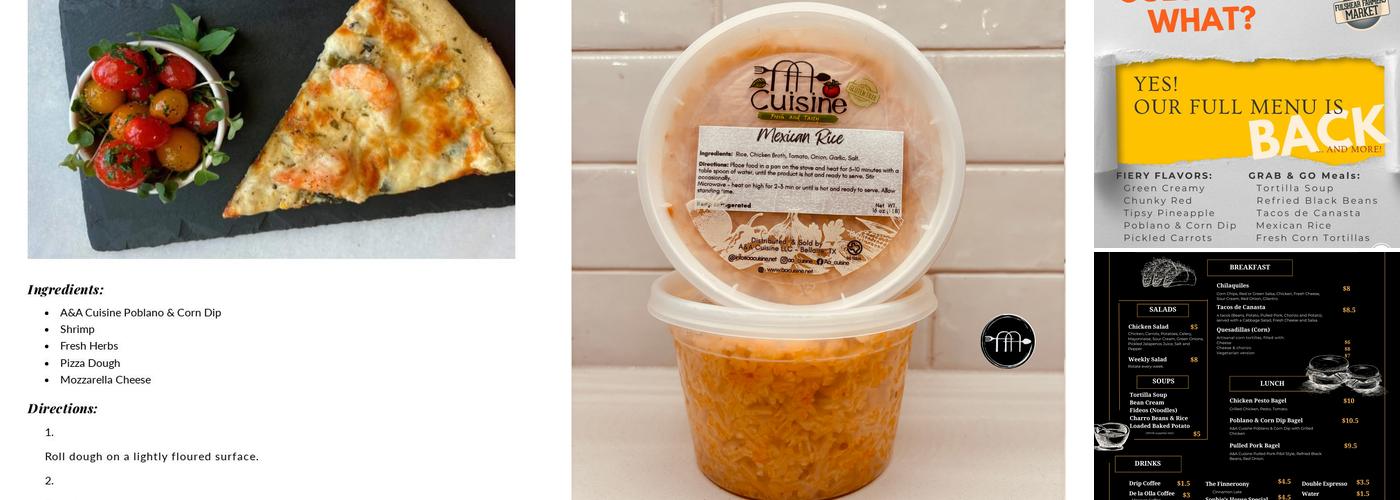 A&A Cuisine Menu