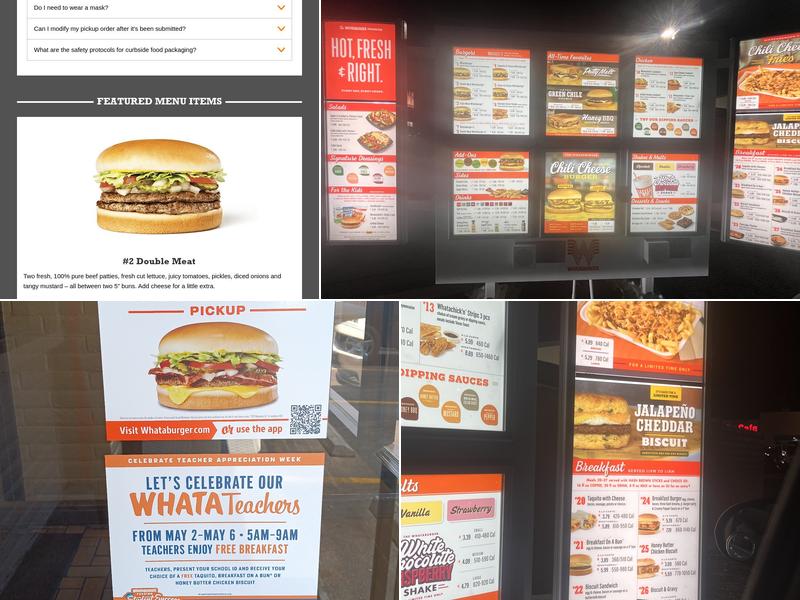 Whataburger Menu