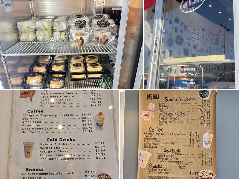 Casa Morgana Gelatos Menu