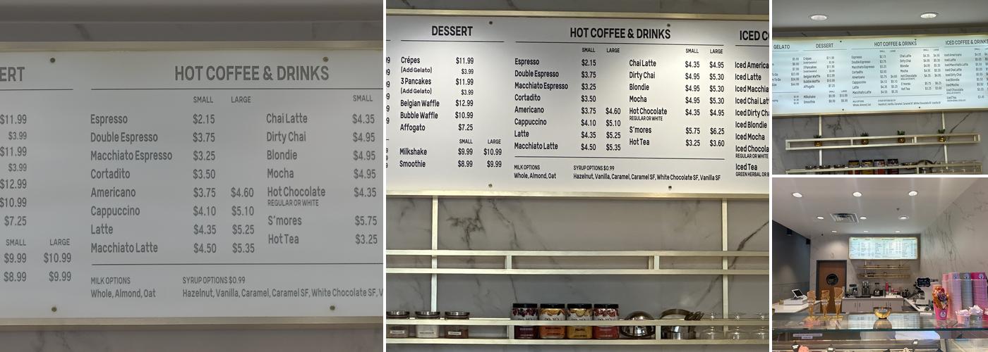 I Scream Gelato - Plano, TX Menu