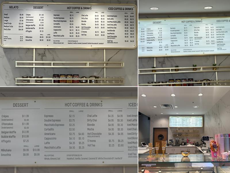 I Scream Gelato - Plano, TX Menu