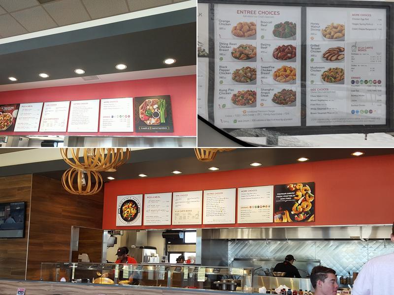 Panda Express Menu