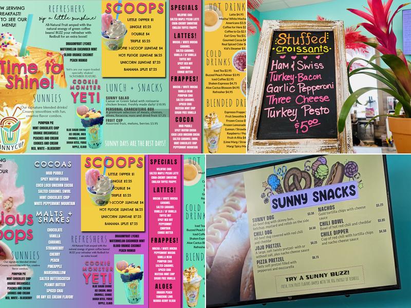 SunnyCup Menu