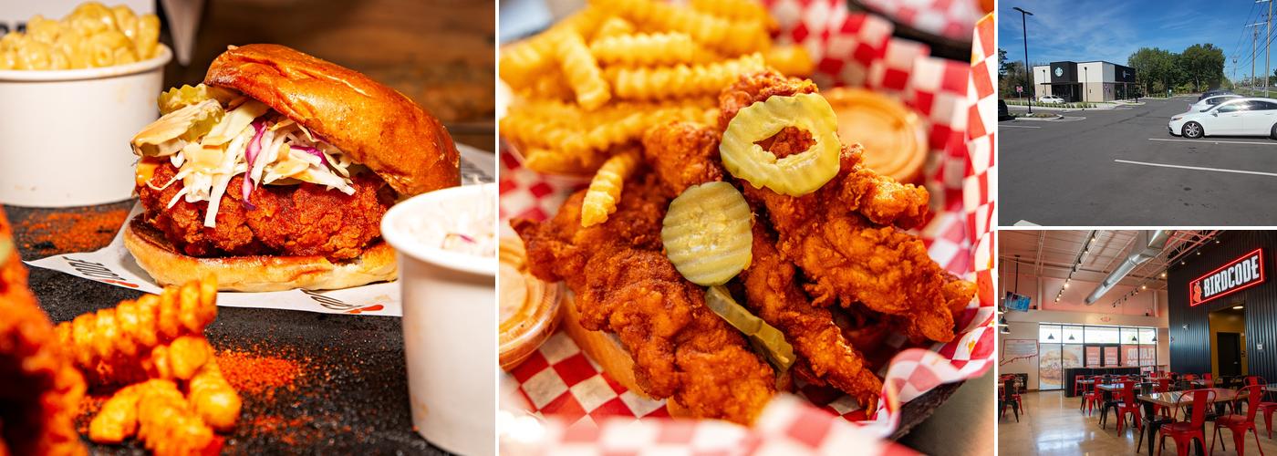 BIRDCODE Hot Chicken Menu
