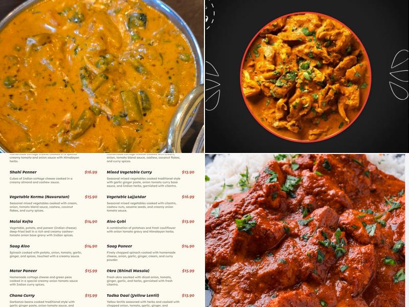 Basecamp Indian Kitchen Minot Menu