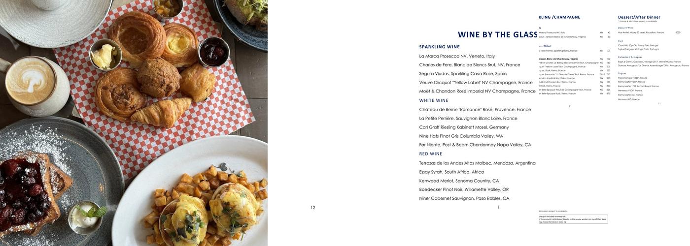 Fireclay Menu