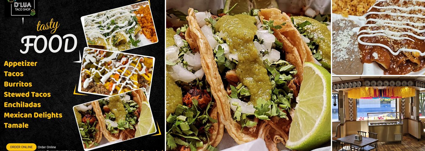 D Lua Taco Shop Menu