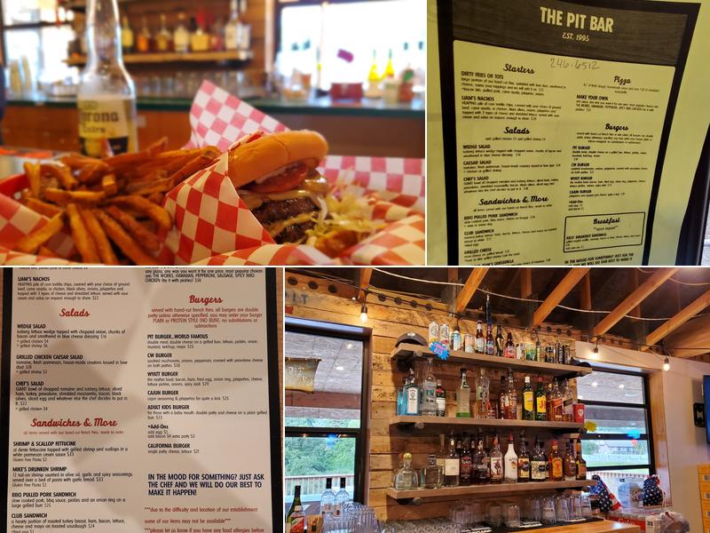 The Pit Bar Menu