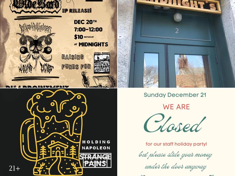 Midnight’s 2 High St, Brattleboro