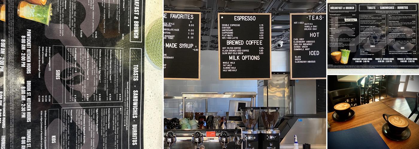 Hazel Origin Coffee LLC Menu