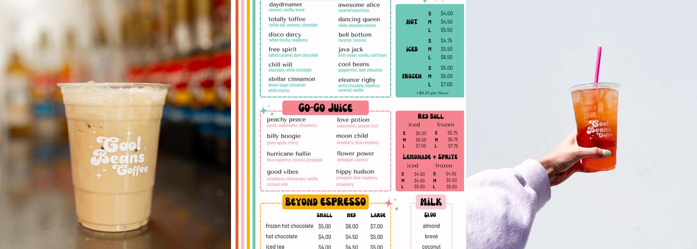 Cool Beans Menu